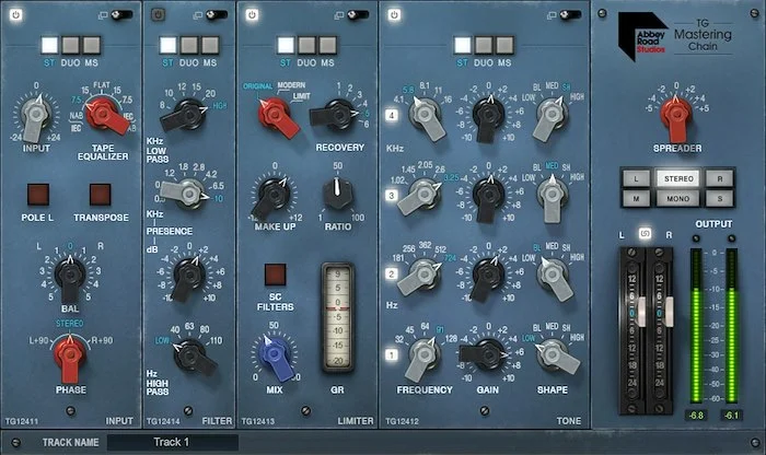 Waves Abbey Road TG Mastering Chain (Download) <br>Abbey Road’s Complete Mastering Chain— In Your Hands