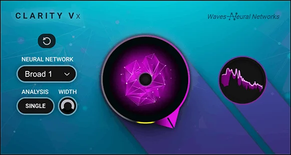 Waves Clarity Vx	 (Download) <br>Clean Your Vocals Instantly with AI-powered Purity