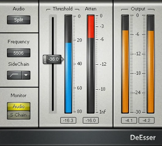 Waves DeEsser	 (Download) <br>Remove or Reduce Harsh Vocal “S” Sounds Easily