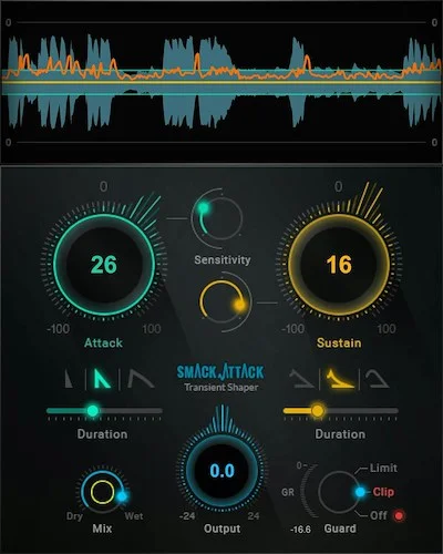 Waves Smack Attack	 (Download) <br>Shape Your Drums’ Punch with the Ultimate Transient Shaper