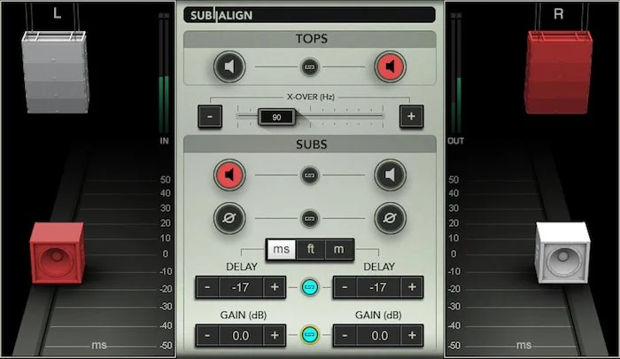 Waves Sub Align (Download) <br>Dramatically Improve the Sound of Misaligned PA Systems