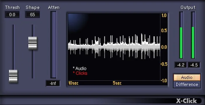 Waves X-Click (Download) <br>The Quick Solution for Nasty Clicks in Your Recordings