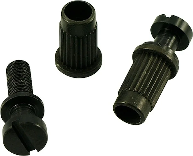 WD 4 Piece Stop Tailpiece Stud & Insert Set With Metric Threads Black