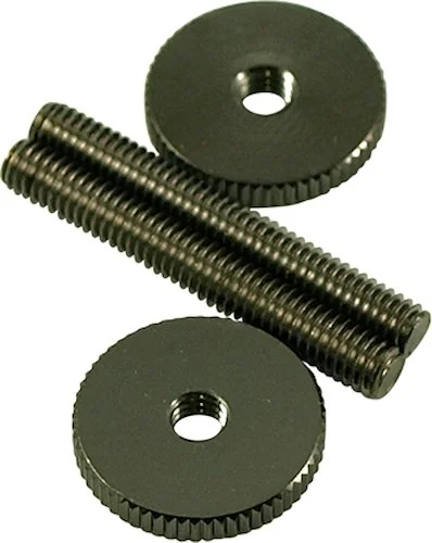 WD 4 Piece Wheel And Post Set For Tune-O-Matic Bridges Black