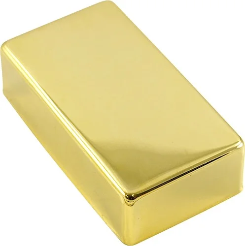 WD Brass Closed Humbucker Pickup Cover Gold (1)