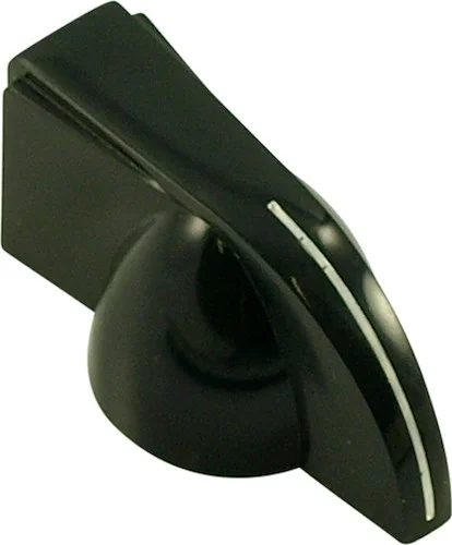 WD Chicken Head/Pointer Knob Black Plastic