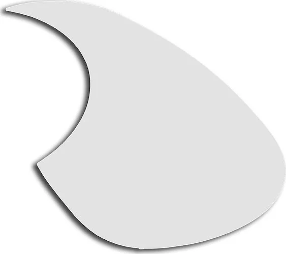 WD Custom Pickguard For Acoustic Guitars With Martin Style Tear-Drop Pickguard Clear