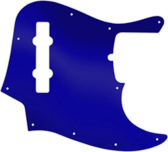 WD Custom Pickguard For American Made Fender 5 String Jazz Bass #10DBU Dark Blue Mirror