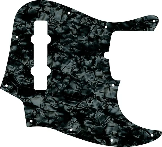 WD Custom Pickguard For American Made Fender 5 String Jazz Bass #28JBK Jet Black Pearl