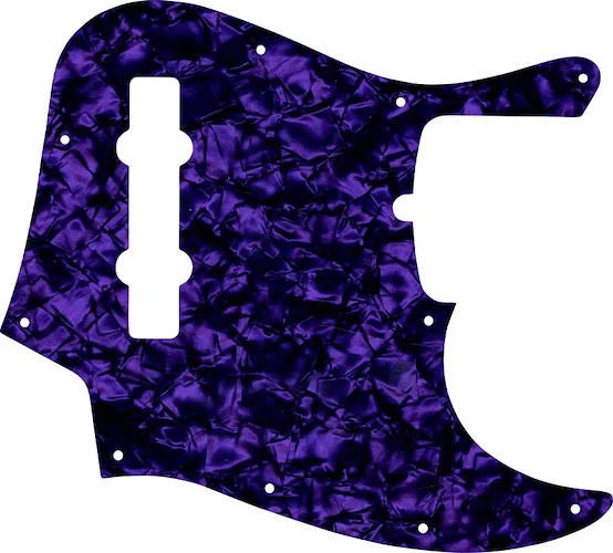 WD Custom Pickguard For American Made Fender 5 String Jazz Bass #28PR Purple Pearl