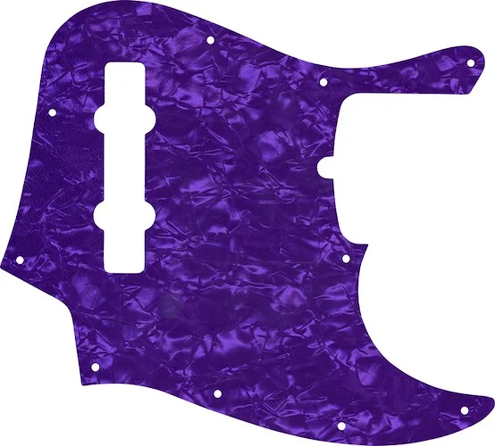WD Custom Pickguard For American Made Fender 5 String Jazz Bass #28PRL Light Purple Pearl