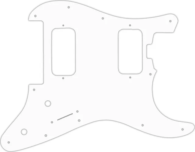 WD Custom Pickguard For Charvel 2010-Present Made In Mexico Pro-Mod So-Cal Style 1 HH FR #02 White