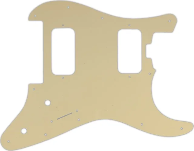 WD Custom Pickguard For Charvel 2010-Present Made In Mexico Pro-Mod So-Cal Style 1 HH FR #06 Cream