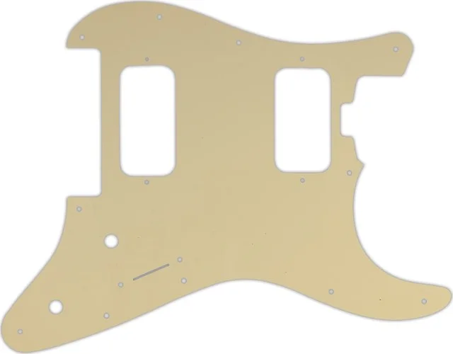 WD Custom Pickguard For Charvel 2010-Present Made In Mexico Pro-Mod So-Cal Style 1 HH FR #06B Cream/
