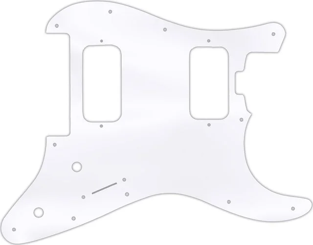 WD Custom Pickguard For Charvel 2010-Present Made In Mexico Pro-Mod So-Cal Style 1 HH FR #45T Clear 