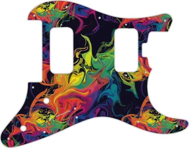 WD Custom Pickguard For Charvel 2010-Present Made In Mexico Pro-Mod So-Cal Style 1 HH FR #GP01 Rainb