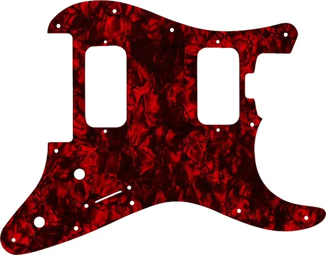 WD Custom Pickguard For Charvel 2010-Present Made In Mexico Pro-Mod So-Cal Style 1 HH FR #28DRP Dark Red Pearl/Black/White/Black