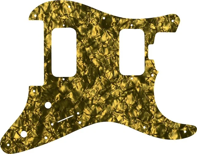 WD Custom Pickguard For Charvel 2010-Present Made In Mexico Pro-Mod So-Cal Style 1 HH FR #28GD Gold Pearl/Black/White/Black