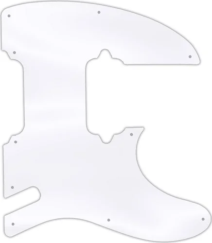 WD Custom Pickguard For Charvel 2020 Pro-Mod So-Cal Style 2 HH 2PT #45T Clear Acrylic Thin
