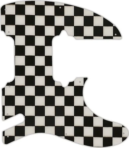 WD Custom Pickguard For Charvel 2020 Pro-Mod So-Cal Style 2 HH 2PT #CK01 Checkerboard Graphic