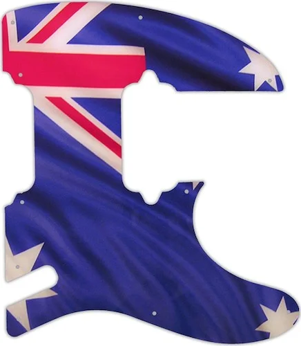 WD Custom Pickguard For Charvel 2020 Pro-Mod So-Cal Style 2 HH 2PT #G13 Aussie Flag Graphic
