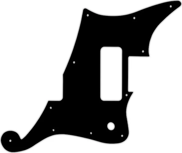 WD Custom Pickguard For D'Angelico Deluxe Bedford #29 Matte Black