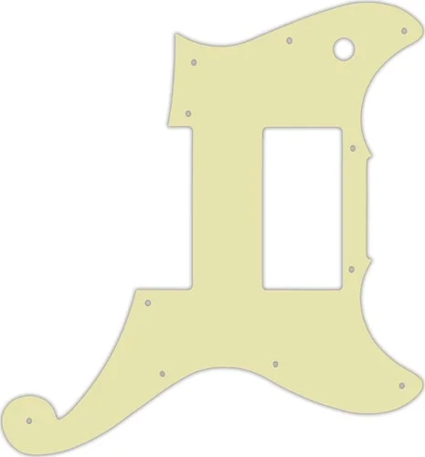 WD Custom Pickguard For D'Angelico Deluxe Brighton #34T Mint Green Thin