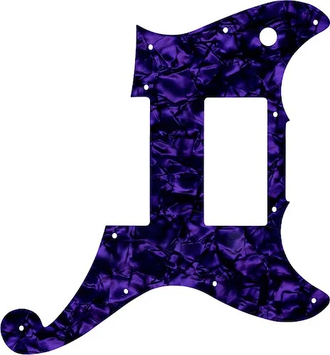 WD Custom Pickguard For D'Angelico Deluxe Brighton #28PR Purple Pearl