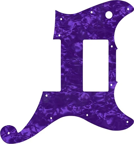 WD Custom Pickguard For D'Angelico Deluxe Brighton #28PRL Light Purple Pearl