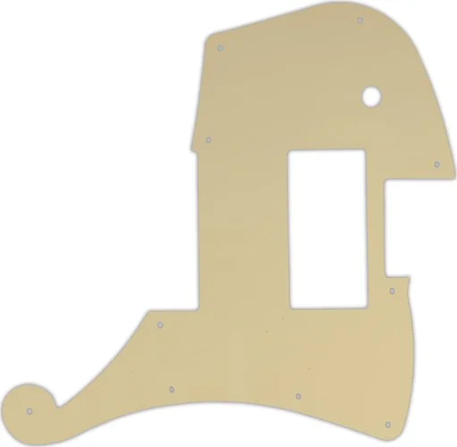 WD Custom Pickguard For D'Angelico Deluxe Ludlow #06B Cream/Black/Cream