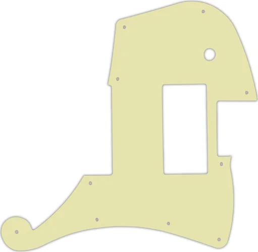 WD Custom Pickguard For D'Angelico Deluxe Ludlow #34 Mint Green 3 Ply