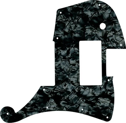 WD Custom Pickguard For D'Angelico Deluxe Ludlow #28JBK Jet Black Pearl