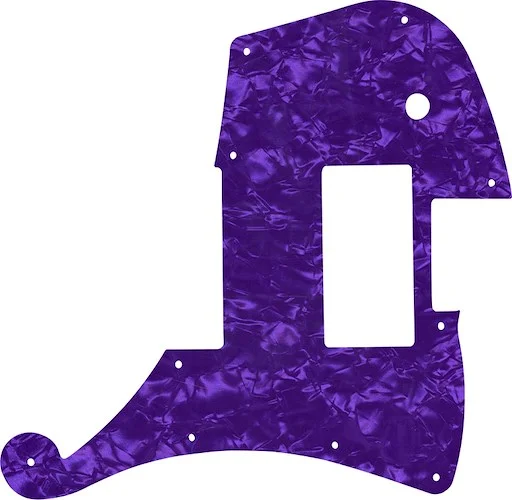 WD Custom Pickguard For D'Angelico Deluxe Ludlow #28PRL Light Purple Pearl
