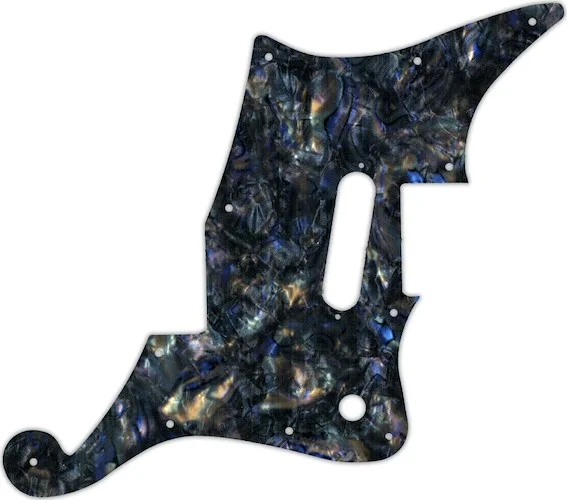 WD Custom Pickguard For D'Angelico Premier Bedford With Tremolo #35 Black Abalone