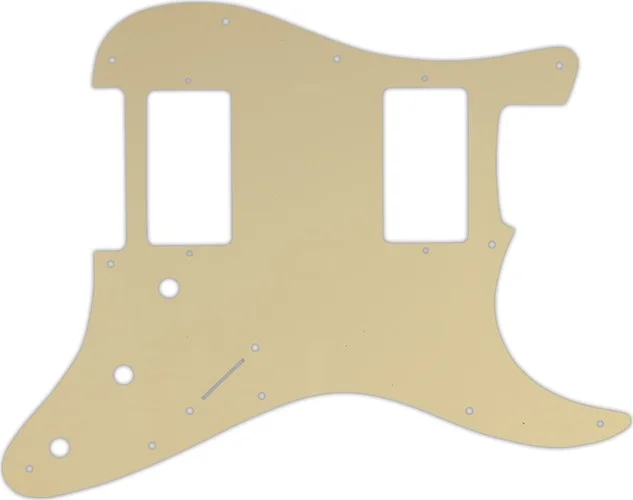 WD Custom Pickguard For Dual Humbucker Fender Stratocaster #06B Cream/Black/Cream