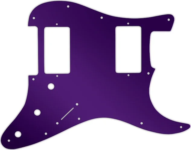 WD Custom Pickguard For Dual Humbucker Fender Stratocaster #10PR Purple Mirror