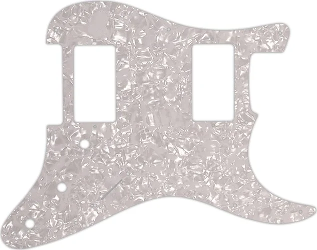 WD Custom Pickguard For Dual Humbucker Fender Stratocaster #28 White Pearl/White/Black/White
