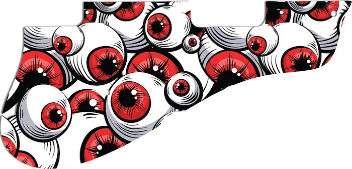 WD Custom Pickguard For Epiphone 1961-1970 Casino #GHA01 Red Eye Graphic