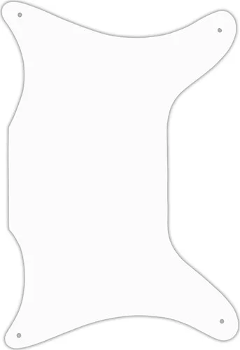 WD Custom Pickguard For Epiphone 1962-1969 Coronet #04R White/Red/White