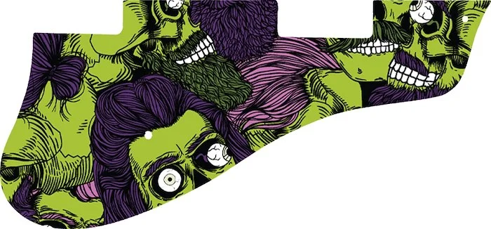 WD Custom Pickguard For Epiphone 2011-2012 Limited Editon 50th Anniversary Casino #GHA02 Zombeard Graphic