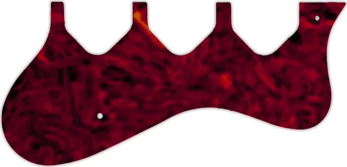 WD Custom Pickguard For Epiphone 2011-Present Riviera Custom P93 #05T Tortoise Shell Solid (Semi-Tra