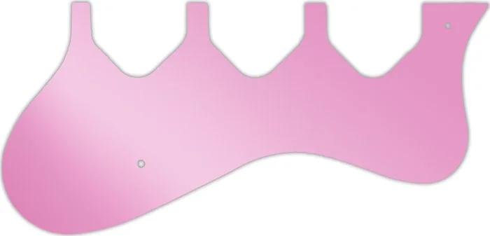 WD Custom Pickguard For Epiphone 2011-Present Riviera Custom P93 #10P Pink Mirror