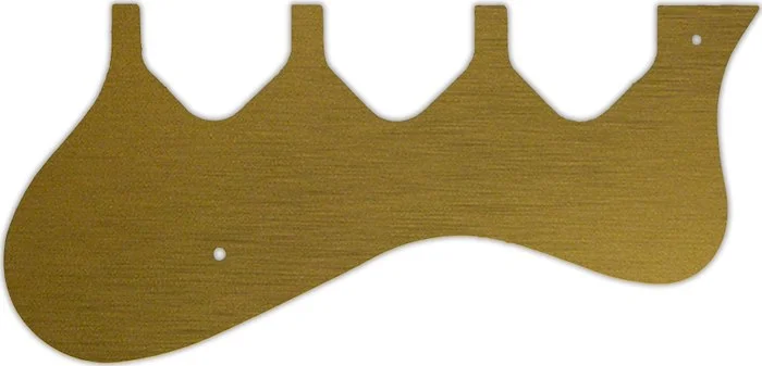 WD Custom Pickguard For Epiphone 2011-Present Riviera Custom P93 #14 Simulated Brushed Gold/Black PV