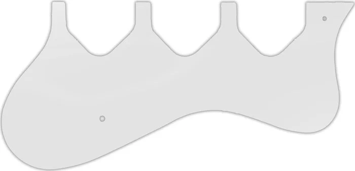 WD Custom Pickguard For Epiphone 2011-Present Riviera Custom P93 #22 Translucent Milk White