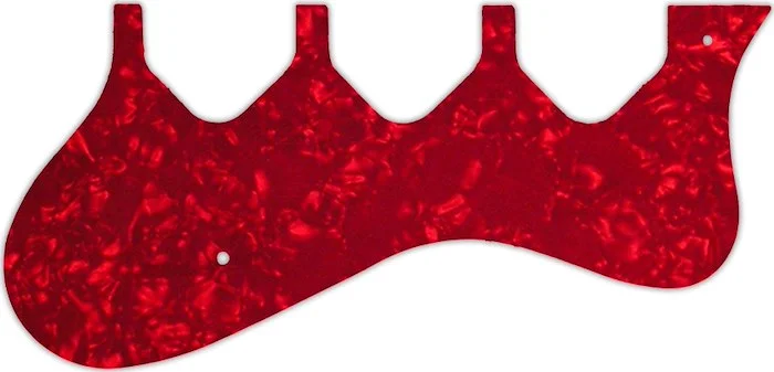 WD Custom Pickguard For Epiphone 2011-Present Riviera Custom P93 #28R Red Pearl/White/Black/White