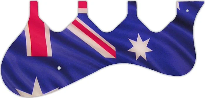 WD Custom Pickguard For Epiphone 2011-Present Riviera Custom P93 #G13 Aussie Flag Graphic