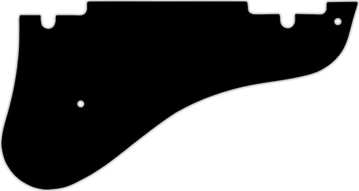 WD Custom Pickguard For Epiphone Emperor Swingster #09 Black/White/Black/White/Black