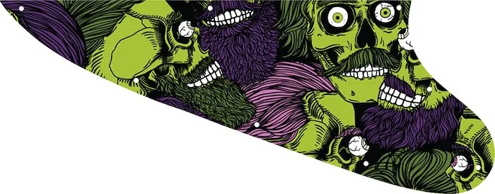 WD Custom Pickguard For Epiphone Limited Edition Joe Bonamassa Treasure Firebird-I #GHA02 Zombeard Graphic