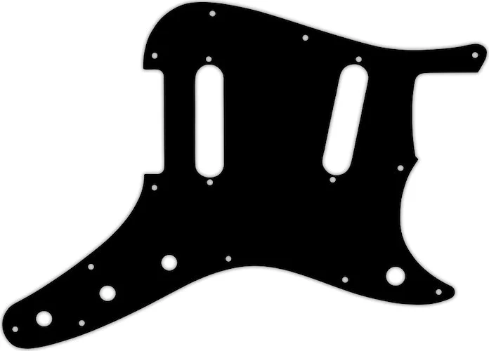 WD Custom Pickguard For Fender 1956-1964 Duo-Sonic #01 Black