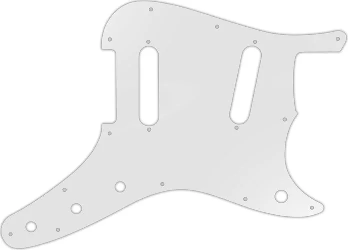 WD Custom Pickguard For Fender 1956-1964 Duo-Sonic #22 Translucent Milk White